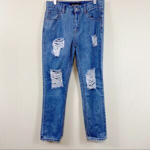 Blue Faith | Distressed Straight Leg Jeans Sz 5